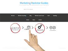 Tablet Screenshot of marketingrockstarguides.com